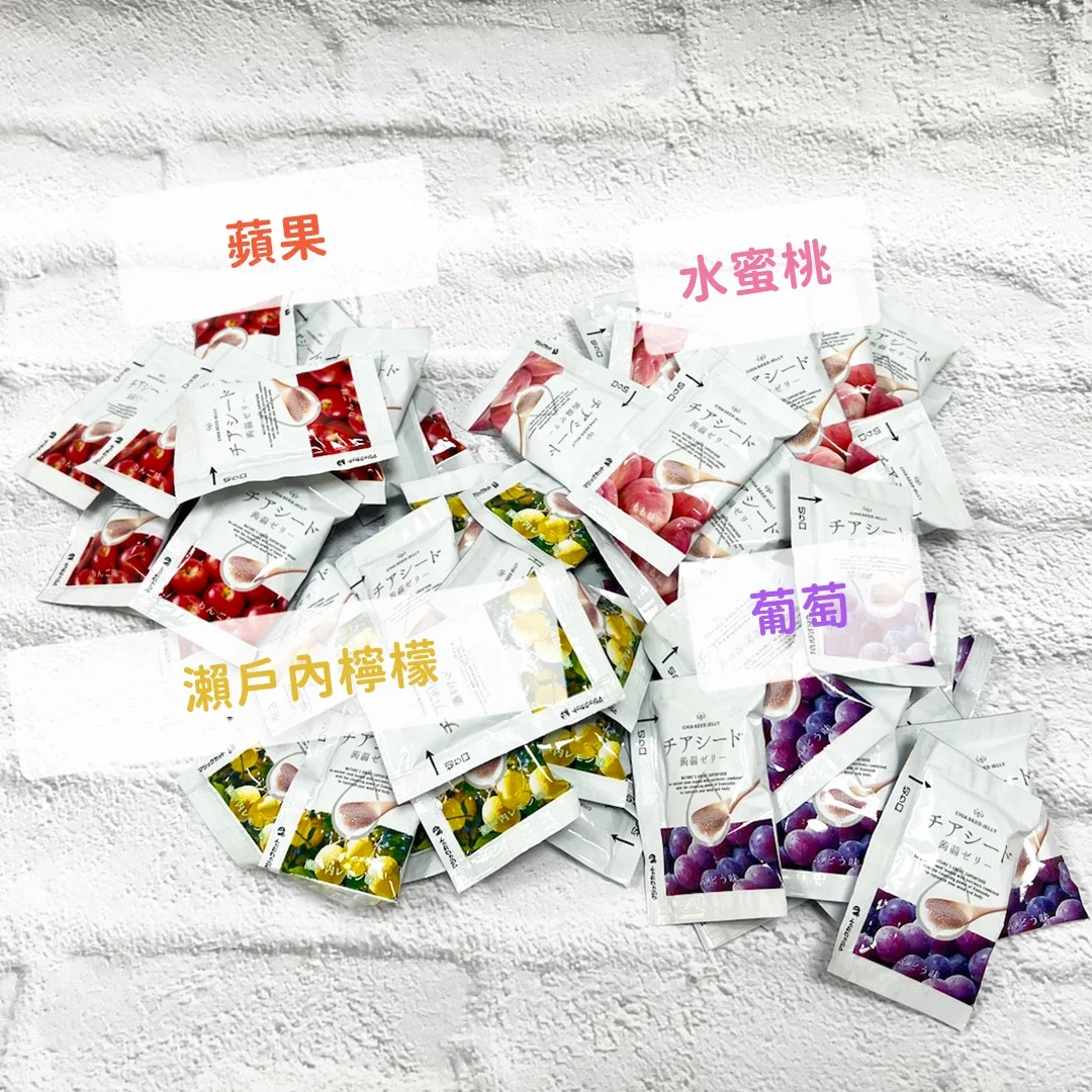 4種水果口味✨奇亞籽蒟蒻果凍60入大包裝 #58059 3